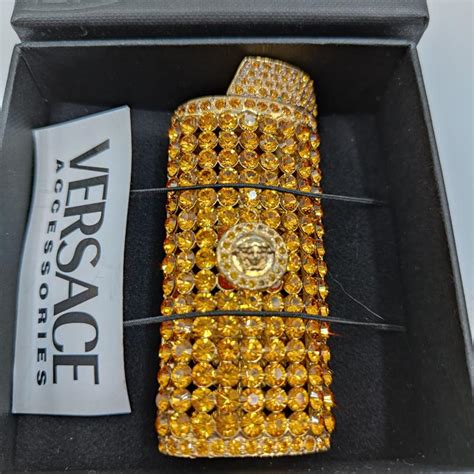 porta accendino versace